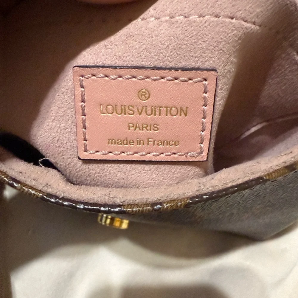 Louis Vuitton Pink and Brown Mini Bag - Picture 9 of 14